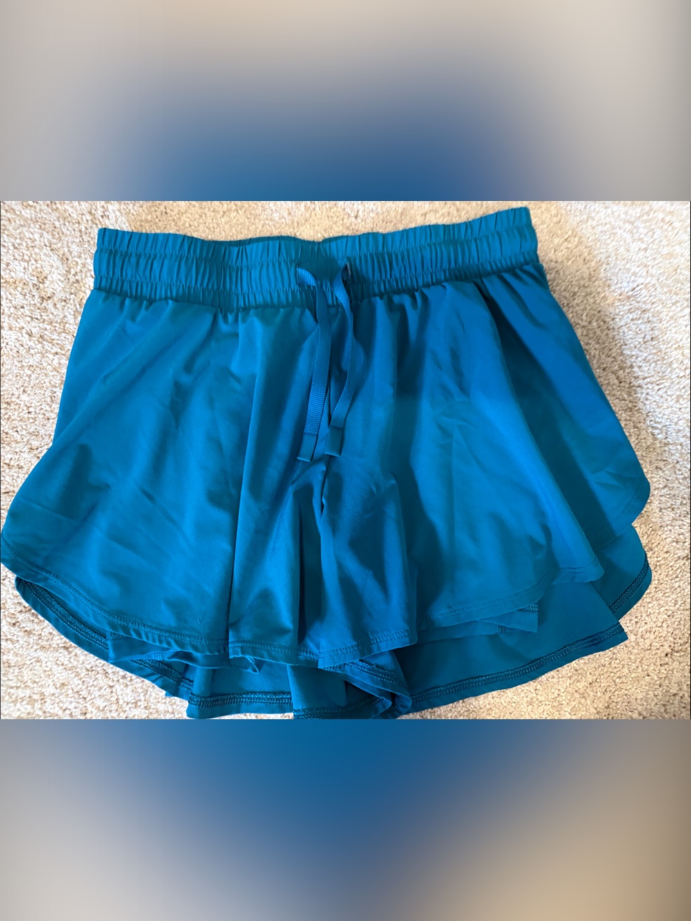 All in Motion Girls flutter shorts with bike shorts lining and side pockets
